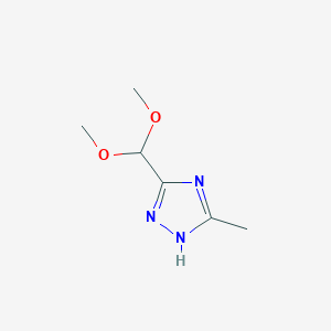 3-Dimethoxymethyl-5-methyl-1H-[1,2,4]triazole图片