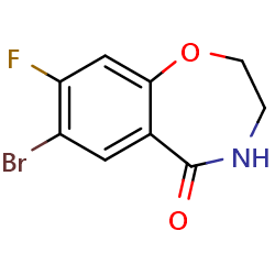 7-bromo-8-fluoro-2,3,4,5-tetrahydro-1,4-benzoxazepin-5-one图片