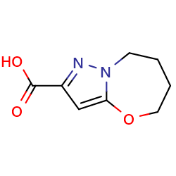 5H,6H,7H,8H-pyrazolo[3,2-b][1,3]oxazepine-2-carboxylicacid图片
