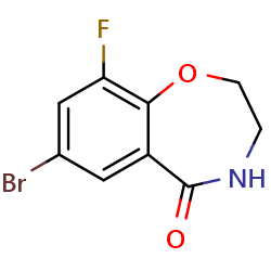 7-bromo-9-fluoro-2,3,4,5-tetrahydro-1,4-benzoxazepin-5-one图片