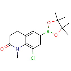 8-chloro-1-methyl-6-(4,4,5,5-tetramethyl-[1,3,2]dioxaborolan-2-yl)-3,4-dihydro-1h-quinolin-2-one图片