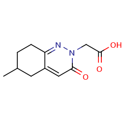 2-(6-methyl-3-oxo-2,3,5,6,7,8-hexahydrocinnolin-2-yl)aceticacid图片