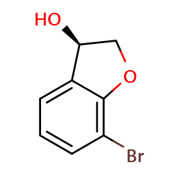 (3R)-7-bromo-2,3-dihydro-1-benzofuran-3-ol图片