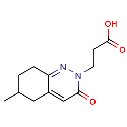 3-(6-methyl-3-oxo-2,3,5,6,7,8-hexahydrocinnolin-2-yl)propanoicacid图片