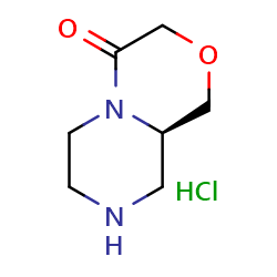 (9aR)-octahydropiperazino[2,1-c]morpholin-4-onehydrochloride图片