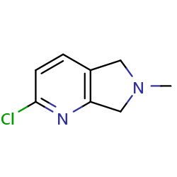 2-chloro-6-methyl-5H,6H,7H-pyrrolo[3,4-b]pyridine图片