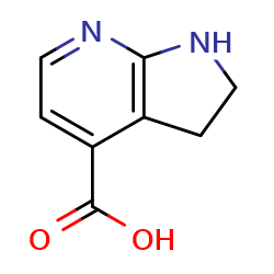 1H,2H,3H-pyrrolo[2,3-b]pyridine-4-carboxylicacid图片