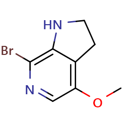 7-bromo-4-methoxy-1H,2H,3H-pyrrolo[2,3-c]pyridine图片