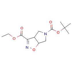 5-tert-butyl3-ethyl3aH,4H,5H,6H,6aH-pyrrolo[3,4-d][1,2]oxazole-3,5-dicarboxylate图片