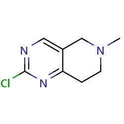 2-chloro-6-methyl-5H,6H,7H,8H-pyrido[4,3-d]pyrimidine图片