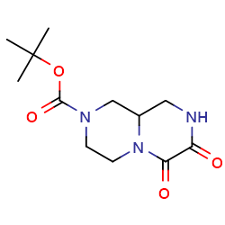 tert-butyl6,7-dioxo-octahydro-1H-[1,4]diazino[1,2-a]pyrazine-2-carboxylate图片
