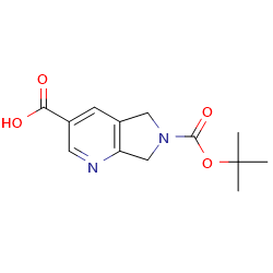 6-[(tert-butoxy)carbonyl]-5H,6H,7H-pyrrolo[3,4-b]pyridine-3-carboxylicacid图片