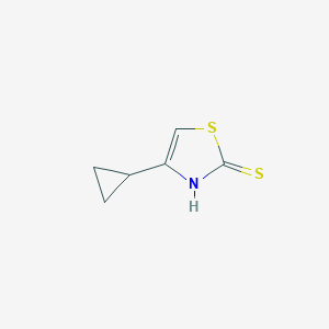 4-cyclopropyl-1,3-thiazole-2-thiol图片