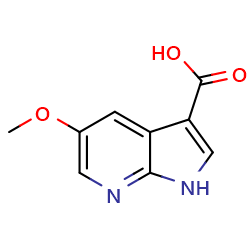5-methoxy-1H-pyrrolo[2,3-b]pyridine-3-carboxylicacid图片