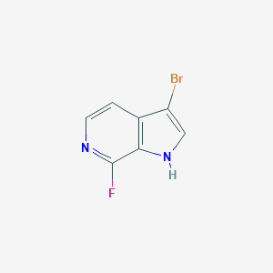3-bromo-7-fluoro-1H-pyrrolo[2,3-c]pyridine图片