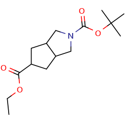 2-tert-butyl5-ethyloctahydrocyclopenta[c]pyrrole-2,5-dicarboxylate图片