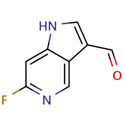 6-fluoro-1H-pyrrolo[3,2-c]pyridine-3-carbaldehyde图片