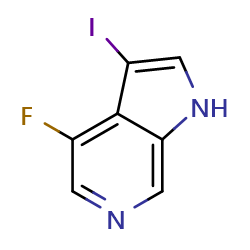 4-fluoro-3-iodo-1H-pyrrolo[2,3-c]pyridine图片