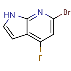6-bromo-4-fluoro-1H-pyrrolo[2,3-b]pyridine图片