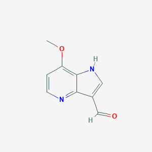 7-methoxy-1H-pyrrolo[3,2-b]pyridine-3-carbaldehyde图片
