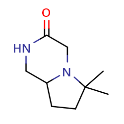 6,6-dimethyl-octahydropyrrolo[1,2-a]piperazin-3-one图片