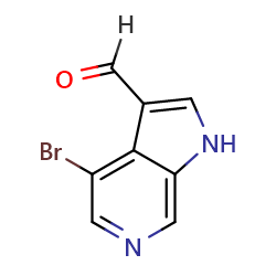 4-bromo-1H-pyrrolo[2,3-c]pyridine-3-carbaldehyde图片