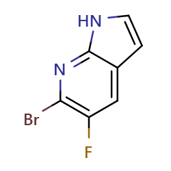 6-bromo-5-fluoro-1H-pyrrolo[2,3-b]pyridine图片