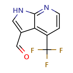 4-(trifluoromethyl)-1H-pyrrolo[2,3-b]pyridine-3-carbaldehyde图片