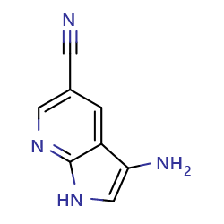 3-amino-1H-pyrrolo[2,3-b]pyridine-5-carbonitrile图片