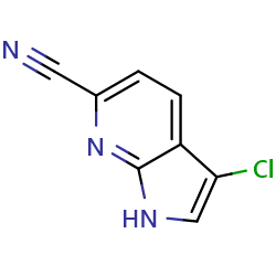 3-chloro-1H-pyrrolo[2,3-b]pyridine-6-carbonitrile图片
