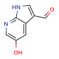 5-hydroxy-1H-pyrrolo[2,3-b]pyridine-3-carbaldehyde图片