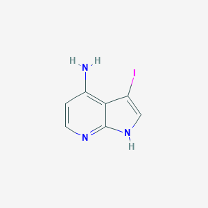 3-iodo-1H-pyrrolo[2,3-b]pyridin-4-amine图片