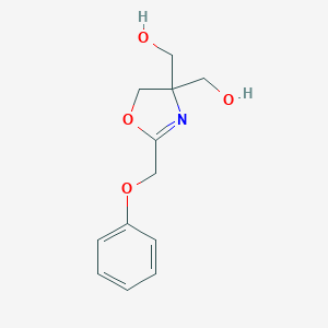 [2-(phenoxymethyl)-4,5-dihydro-1,3-oxazole-4,4-diyl]dimethanol图片