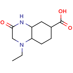 1-ethyl-3-oxo-decahydroquinoxaline-6-carboxylicacid图片