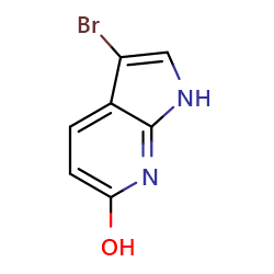 3-bromo-1H-pyrrolo[2,3-b]pyridin-6-ol图片