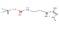 tert-butylN-[2-(4-bromo-1-methyl-pyrazol-3-yl)ethyl]carbamate图片