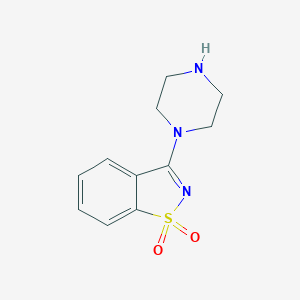 3-(piperazin-1-yl)-1,2-benzothiazole-1,1-dione图片