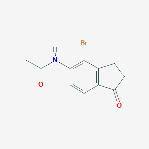 4-Bromo-5-acetamidoindanone图片