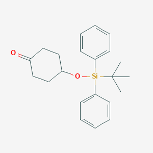 4-{[tert-Butyl(diphenyl)silyl]oxy}cyclohexan-1-one图片