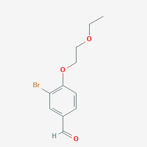 3-Bromo-4-(2-ethoxyethoxy)benzaldehyde图片