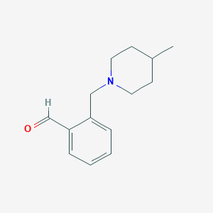 2-[(4-Methyl-1-piperidino)methyl]benzaldehyde图片