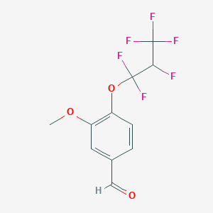 4-(1,1,2,3,3,3-hexafluoropropoxy)-3-methoxybenzaldehyde图片