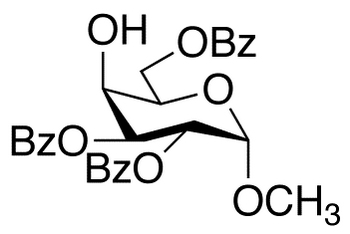 甲基2,3,6-三-O-苯甲酰-α-D-吡喃半乳糖苷图片