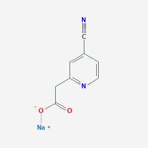 sodium 2-(4-cyanopyridin-2-yl)acetate图片