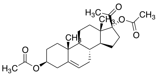 17alpha-Hydroxypregnenolone 3,17-Diacetate图片