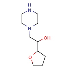 1-(oxolan-2-yl)-2-(piperazin-1-yl)ethan-1-ol图片
