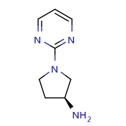 (3S)-1-(pyrimidin-2-yl)pyrrolidin-3-amine图片