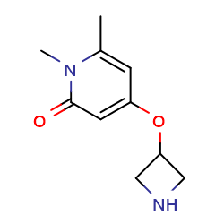4-(azetidin-3-yloxy)-1,6-dimethyl-1,2-dihydropyridin-2-one图片