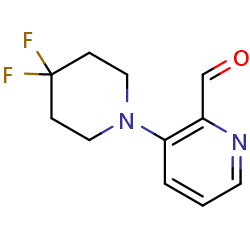 3-(4,4-difluoropiperidin-1-yl)pyridine-2-carbaldehyde图片