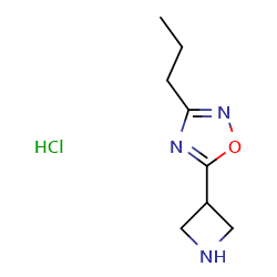5-(azetidin-3-yl)-3-propyl-1,2,4-oxadiazolehydrochloride图片